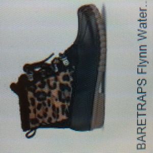 Baretraps leopard rain boots, box included